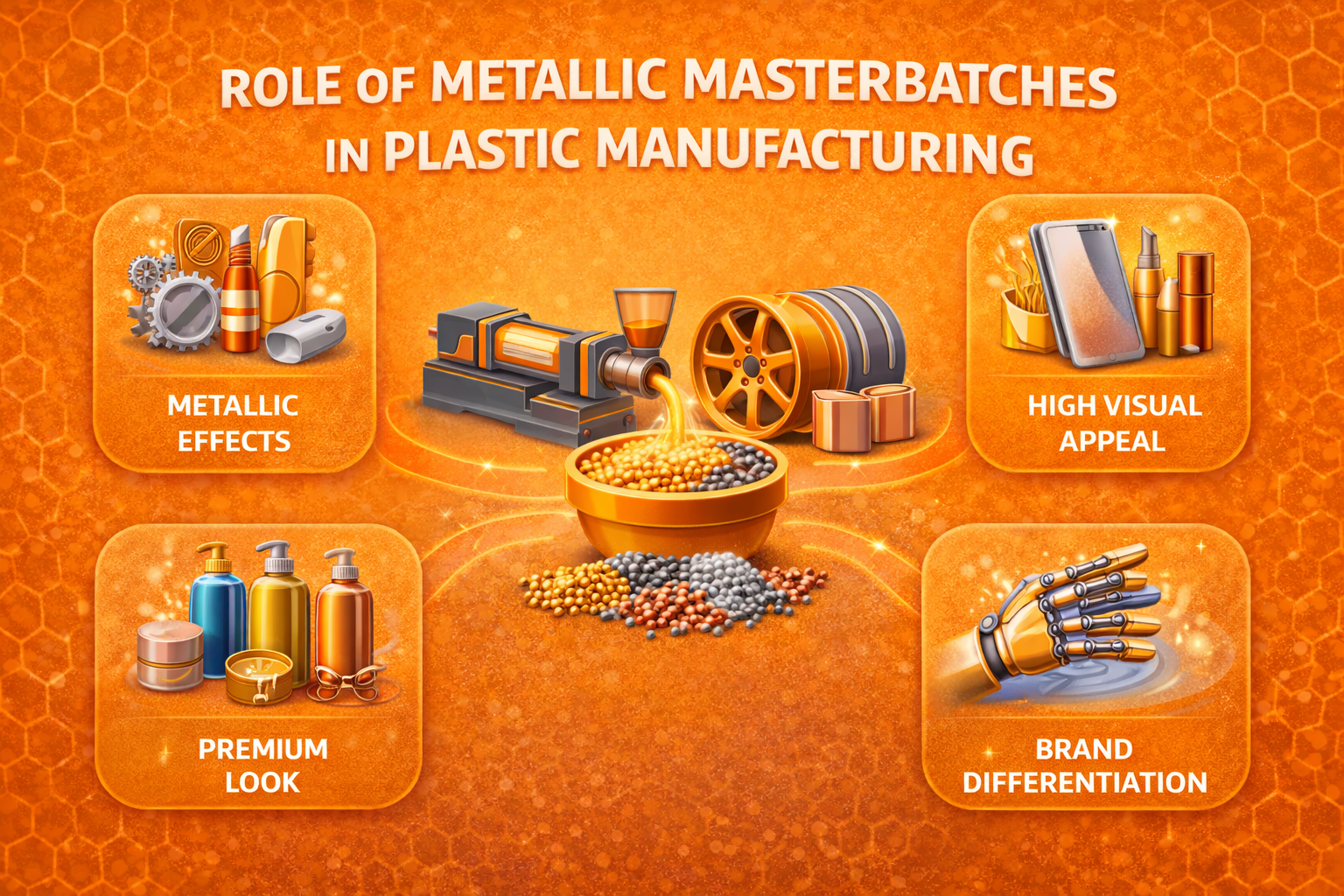 plastic metallic masterbatches