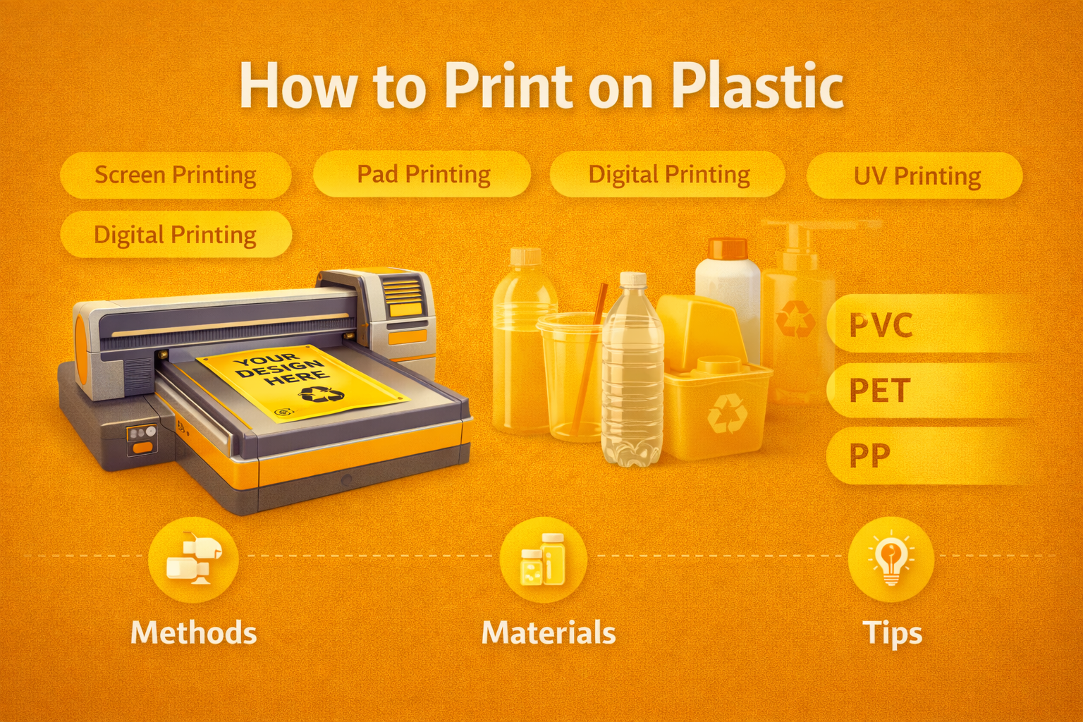 how to print on plastic