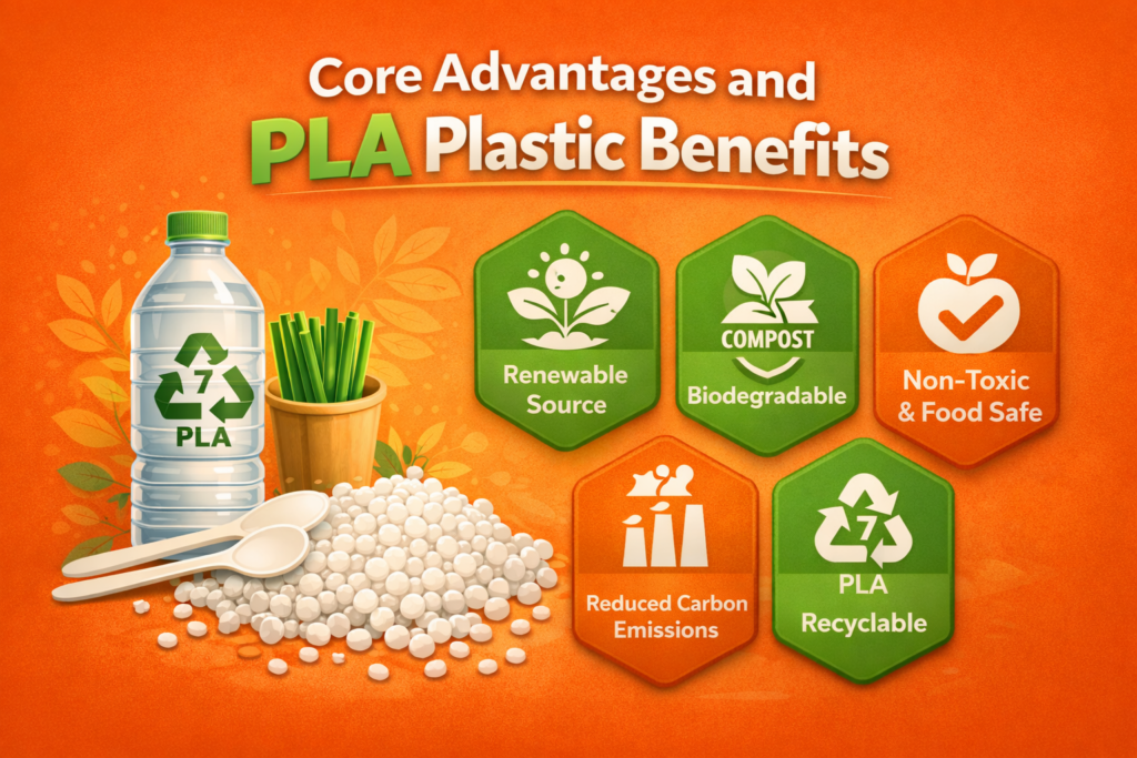 Advantages and PLA plastic benefits