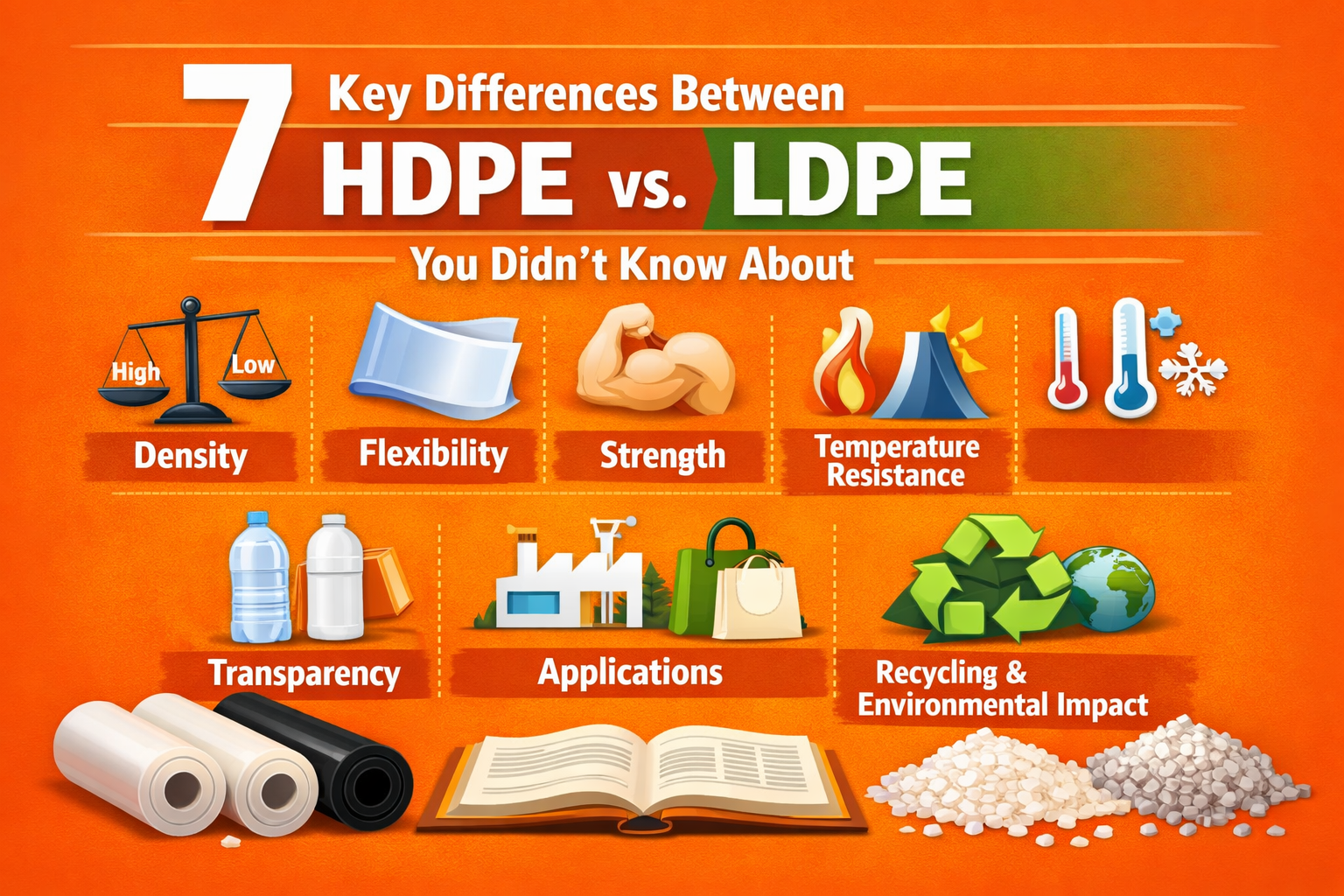 HDPE and LDPE