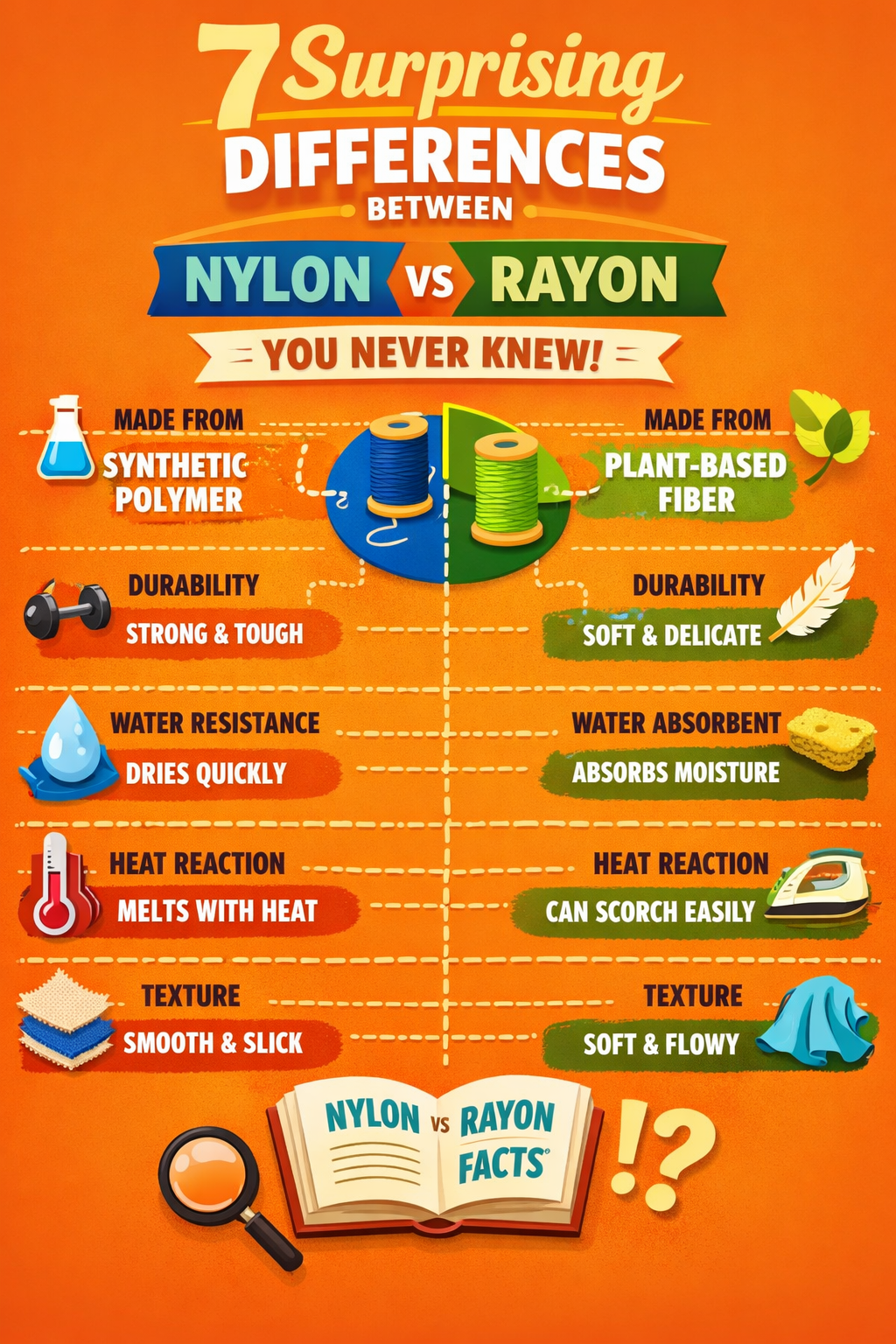 Nylon and Rayon