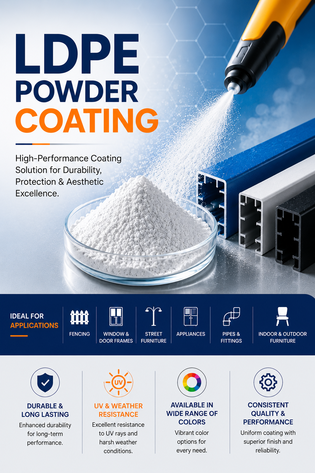 LDPE POWDER COATING MOBILE