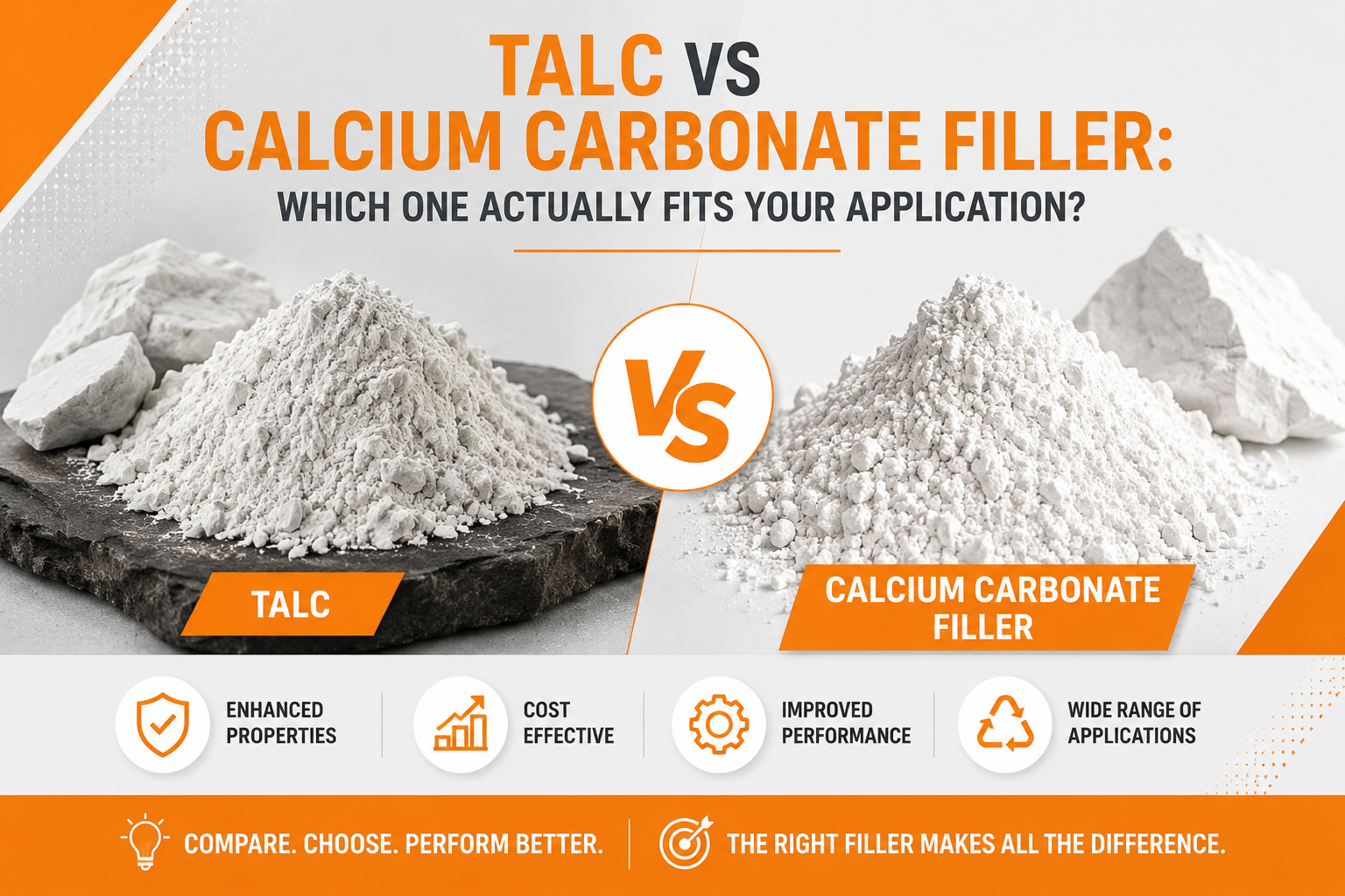 Talc vs Calcium Carbonate Filler