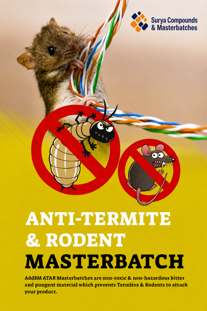 Anti rodent and termite masterbatche