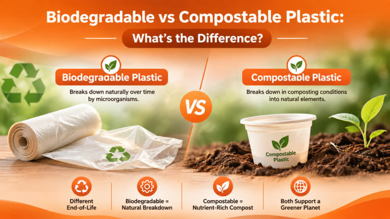 biodegradable vs compostable plastic